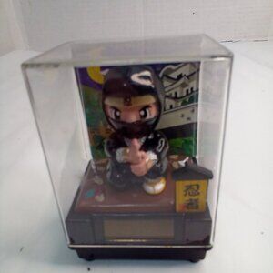 Solar Ninja Figure In Box Bobble Head Japanese 3.5" Tall